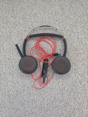 Plantronics Poly Blackwire 5200 Series Headset w Microphone, USB-C